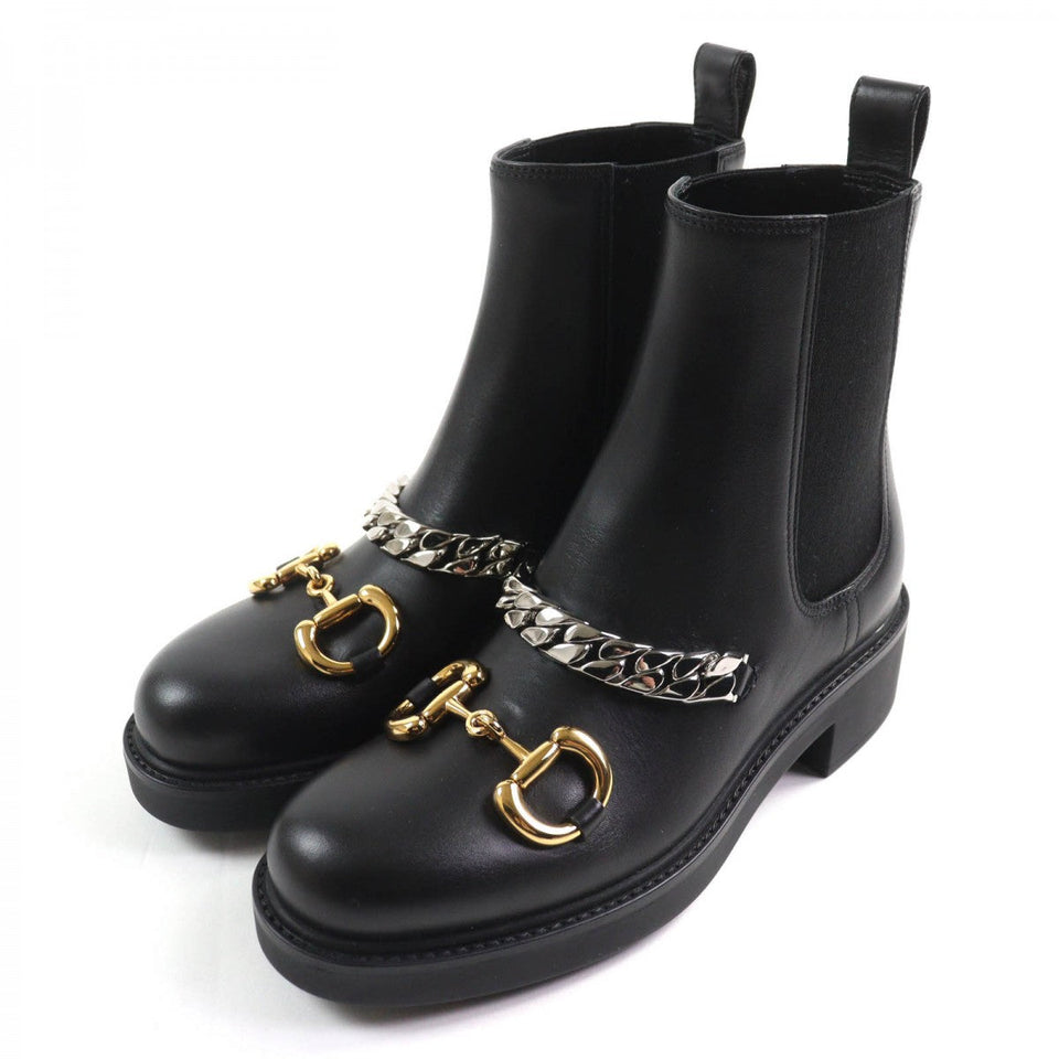 Gucci boots 670393 Main: Leather black Women 35