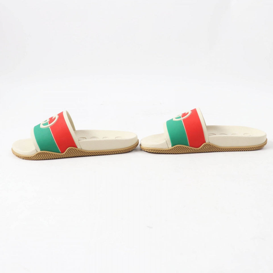 Gucci Sandals 655641 Main: Rubber, Main: Leather multicolor Women No size listed
