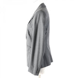Gucci tailored jacket Outer: 97% wool, Outer: 3% elastane (polyurethane), Lining: 90% cupra, Lining: 10% elastane (polyurethane) gray Women 42