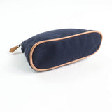 Hermes Cosmetics Pouch Main: 100% cotton Navy Bored Pouch PM Women