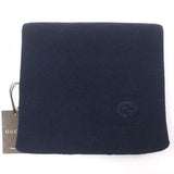 Gucci Scarf 550601 Main: 100% wool Navy Interlocking G mens