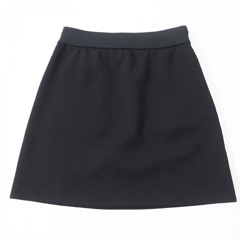 Gucci skirt 655183 Main: 100% polyester, part: 84% polyester, part: 14% nylon, part: 2% polyurethane black Women S