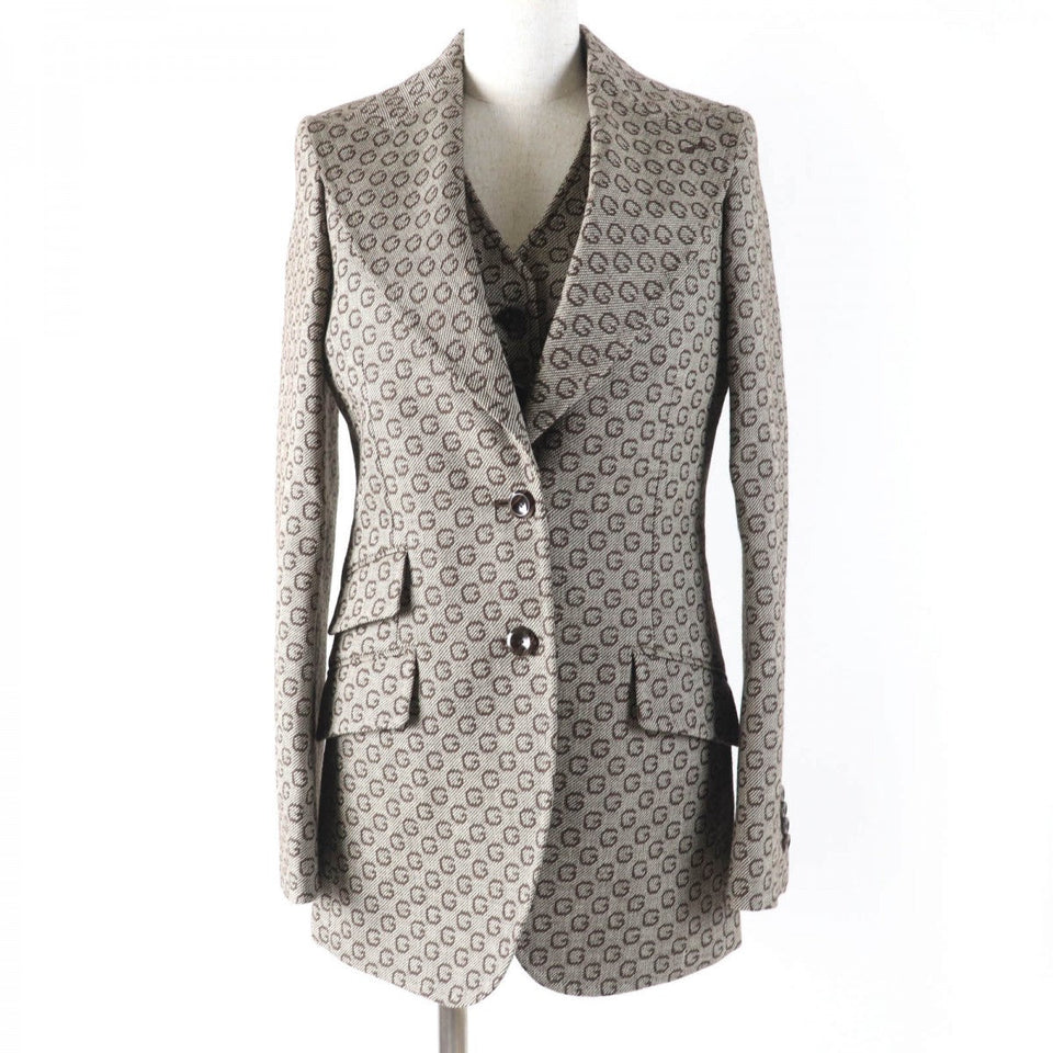 Gucci ensemble 652629 649337 Main: 100% wool, Lining: 100% rayon Brown Women 36