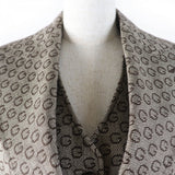 Gucci ensemble 652629 649337 Main: 100% wool, Lining: 100% rayon Brown Women 36