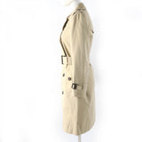 Burberry trench coat Main: 100% cotton, Lining: 100% cotton, Part: 100% cotton beige Kensington Women 36
