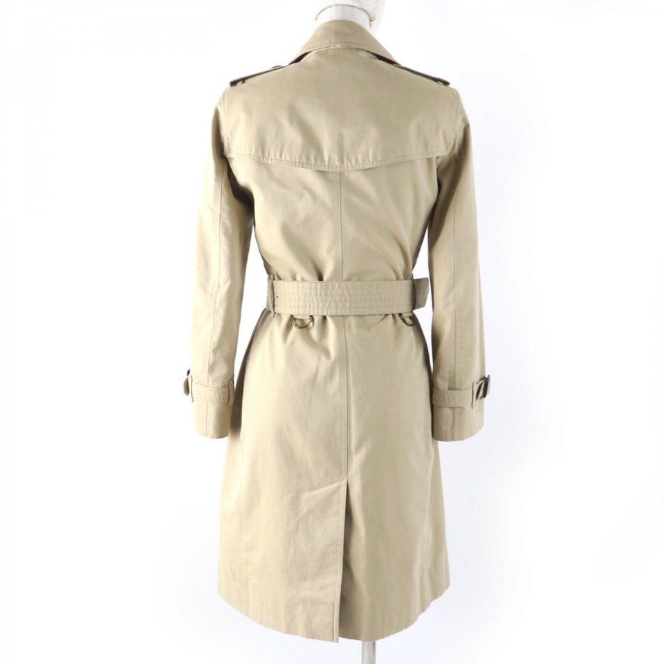 Burberry trench coat Main: 100% cotton, Lining: 100% cotton, Part: 100% cotton beige Kensington Women 36