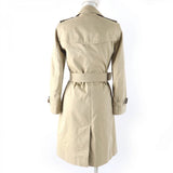 Burberry trench coat Main: 100% cotton, Lining: 100% cotton, Part: 100% cotton beige Kensington Women 36