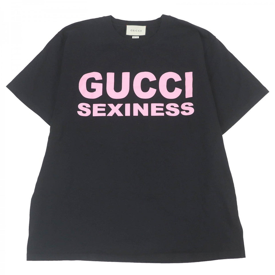 Gucci Short sleeve T-shirt 616036 Main: 100% cotton black mens XL