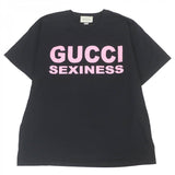 Gucci Short sleeve T-shirt 616036 Main: 100% cotton black mens XL
