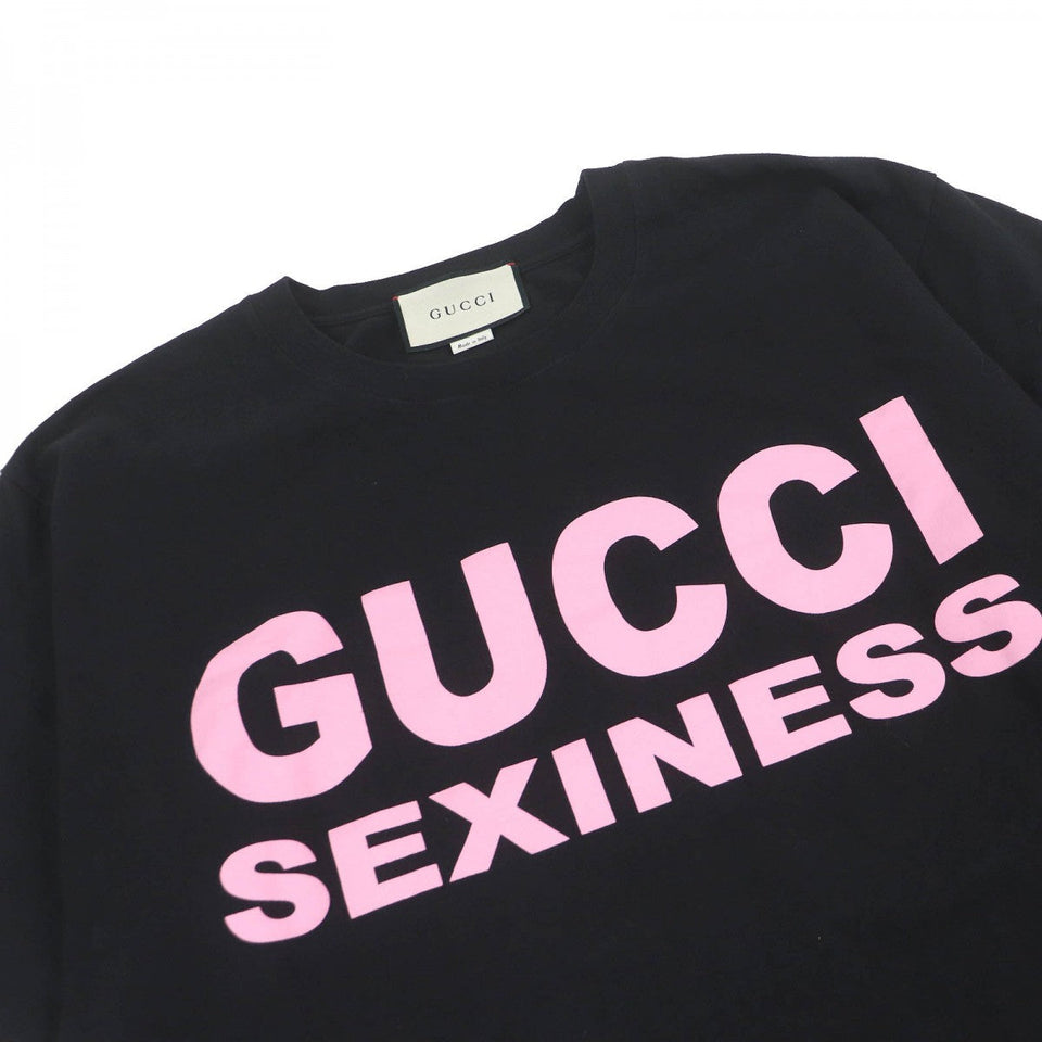 Gucci Short sleeve T-shirt 616036 Main: 100% cotton black mens XL