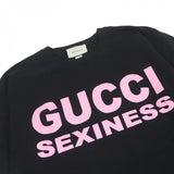 Gucci Short sleeve T-shirt 616036 Main: 100% cotton black mens XL