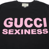 Gucci Short sleeve T-shirt 616036 Main: 100% cotton black mens XL