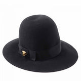 Gucci hat 444015 Main: 100% rabbit felt, part: 60% rayon, part: 40% cotton, part: 50% cotton, part: 50% rayon black Women S