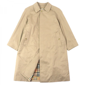 Burberry Stainless collar coat Outer: 51% cotton, Outer: 49% polyester, Lining: 50% polyester, Lining: 50% cotton, Liner: 100% wool beige mens 40