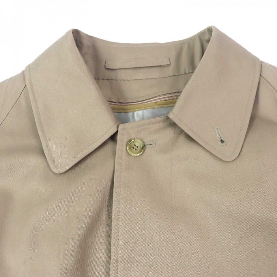 Burberry Stainless collar coat Outer: 51% cotton, Outer: 49% polyester, Lining: 50% polyester, Lining: 50% cotton, Liner: 100% wool beige mens 40