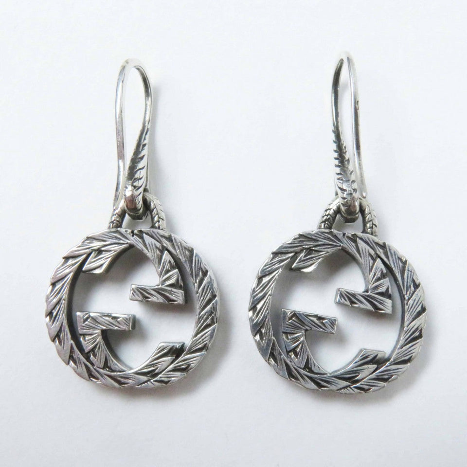 Gucci Pierce Mainï¿½FSV925 Silver Interlocking G Arabesque Women