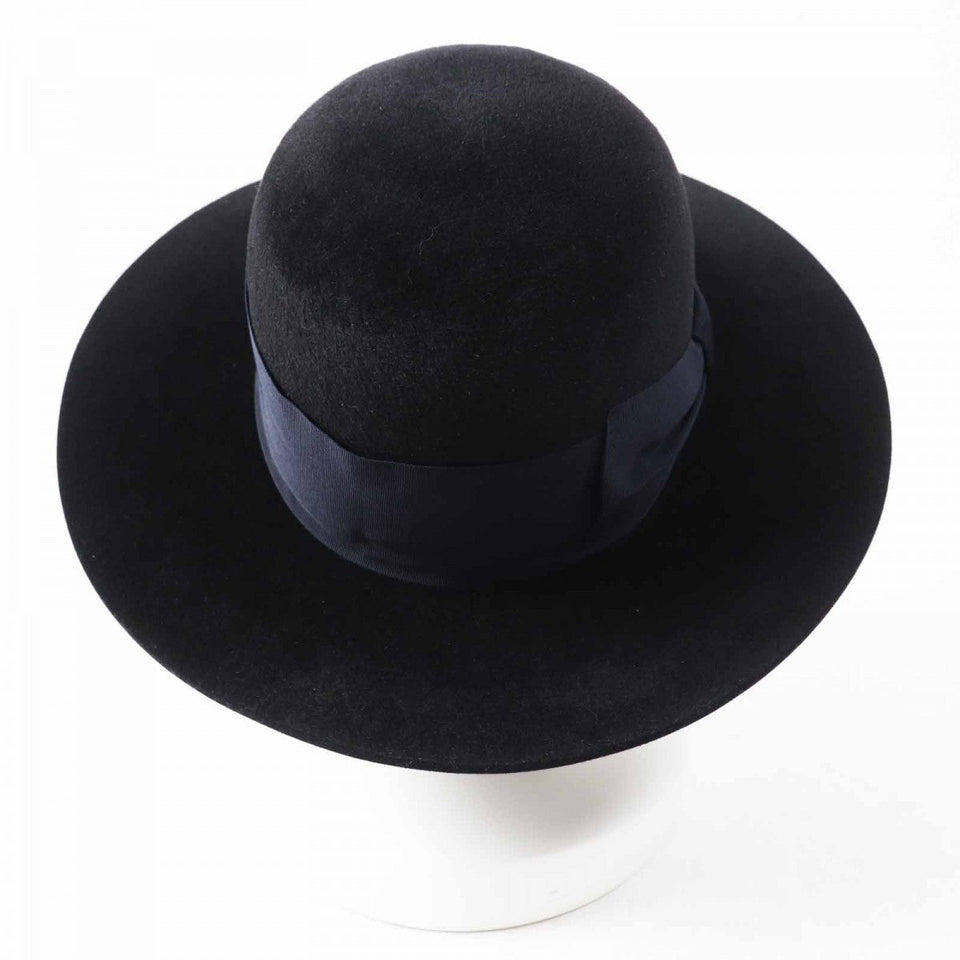 Gucci hat Main: 100% wool, part: 60% rayon, part: 40% cotton, part: 100% acetate, part: 50% rayon black dark navy Women XL