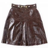 Gucci skirt 410797 Main: Sheepskin, Lining: 100% Silk Brown Women 36