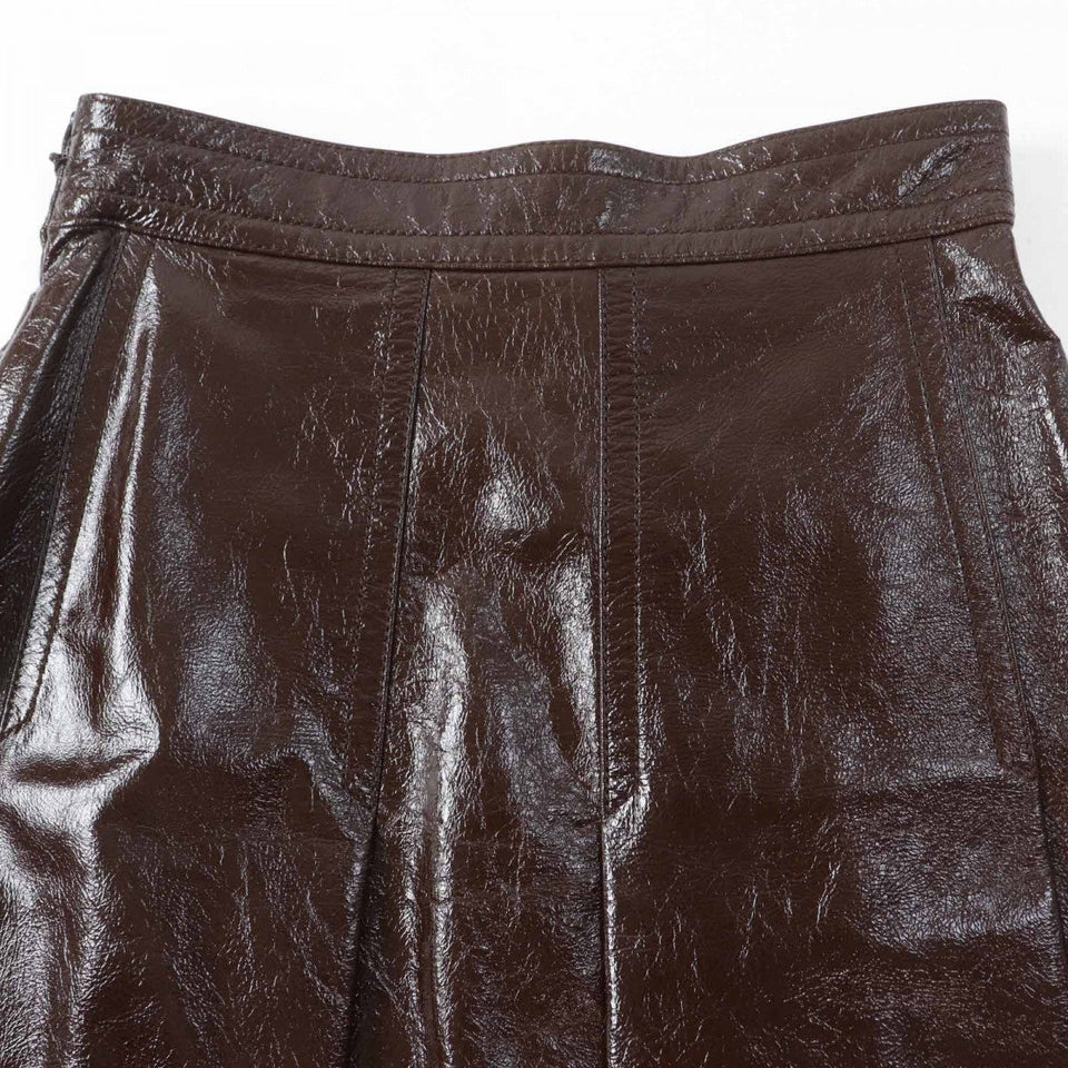Gucci skirt 410797 Main: Sheepskin, Lining: 100% Silk Brown Women 36