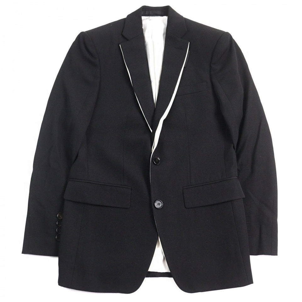 Burberry LONDON tailored jacket 4559227 Outer: 100% wool, Lining: 100% cupra, Sleeve lining: 50% acetate, Sleeve lining: 50% cupra, Part: 68% wool Black White mens 44
