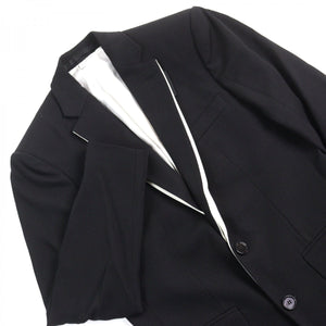 Burberry LONDON tailored jacket 4559227 Outer: 100% wool, Lining: 100% cupra, Sleeve lining: 50% acetate, Sleeve lining: 50% cupra, Part: 68% wool Black White mens 44