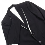 Burberry LONDON tailored jacket 4559227 Outer: 100% wool, Lining: 100% cupra, Sleeve lining: 50% acetate, Sleeve lining: 50% cupra, Part: 68% wool Black White mens 44