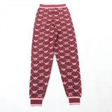 Gucci Pants 693830 Main: 79% wool, Main: 21% rayon, Part: 90% wool, Part: 9% nylon, Part: 1% polyurethane, Part: 1% polyurethanePart: 96% rayon, 3% nylon, 1% polyurethaneLining: 83% rayon, 17% polyester Bordeaux Pink Women S