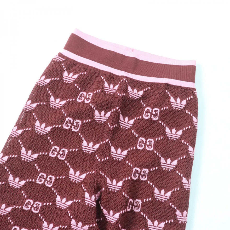 Gucci Pants 693830 Main: 79% wool, Main: 21% rayon, Part: 90% wool, Part: 9% nylon, Part: 1% polyurethane, Part: 1% polyurethanePart: 96% rayon, 3% nylon, 1% polyurethaneLining: 83% rayon, 17% polyester Bordeaux Pink Women S