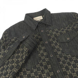 Gucci Long sleeve shirt 669613 Main: 100% cotton black mens 48