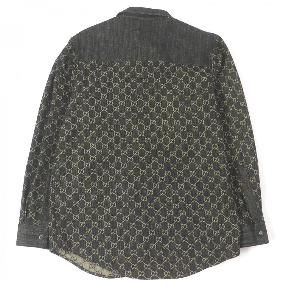 Gucci Long sleeve shirt 669613 Main: 100% cotton black mens 48