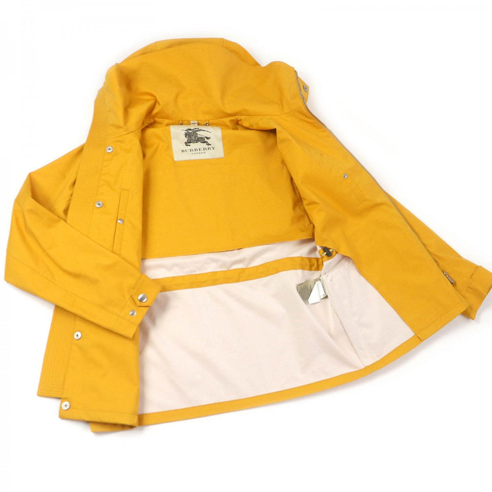 Burberry LONDON Mountain Hoodie Main: 50% cotton, Main: 40% wool, Main: 10% silk, Lining: 100% polyester yellow mens 46