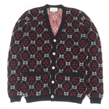 Gucci cardigan 543497 Main: 60% alpaca, Main: 40% wool black mens S