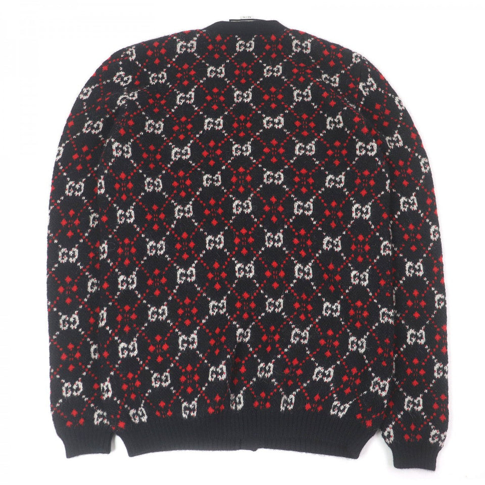 Gucci cardigan 543497 Main: 60% alpaca, Main: 40% wool black mens S