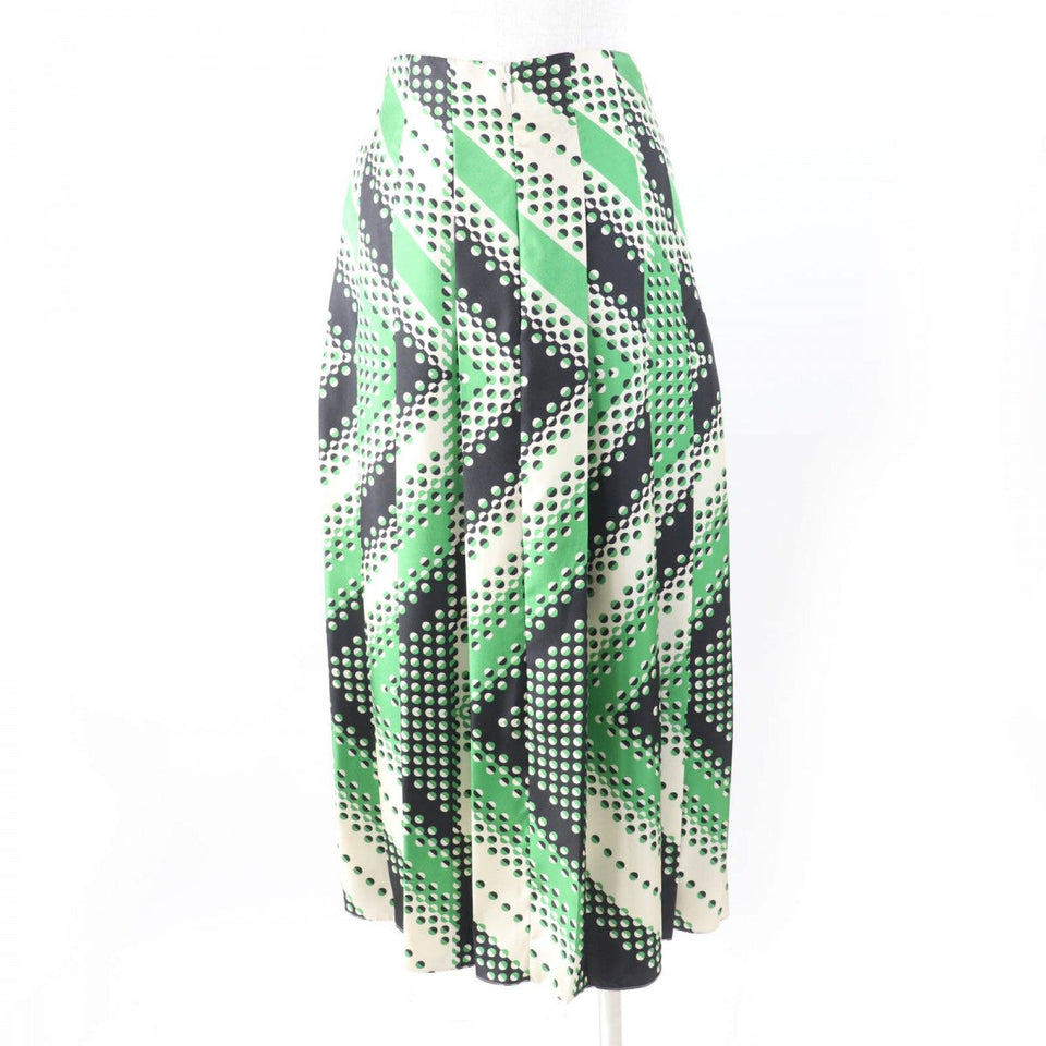 Gucci Long skirt 409370 silk Green type 36