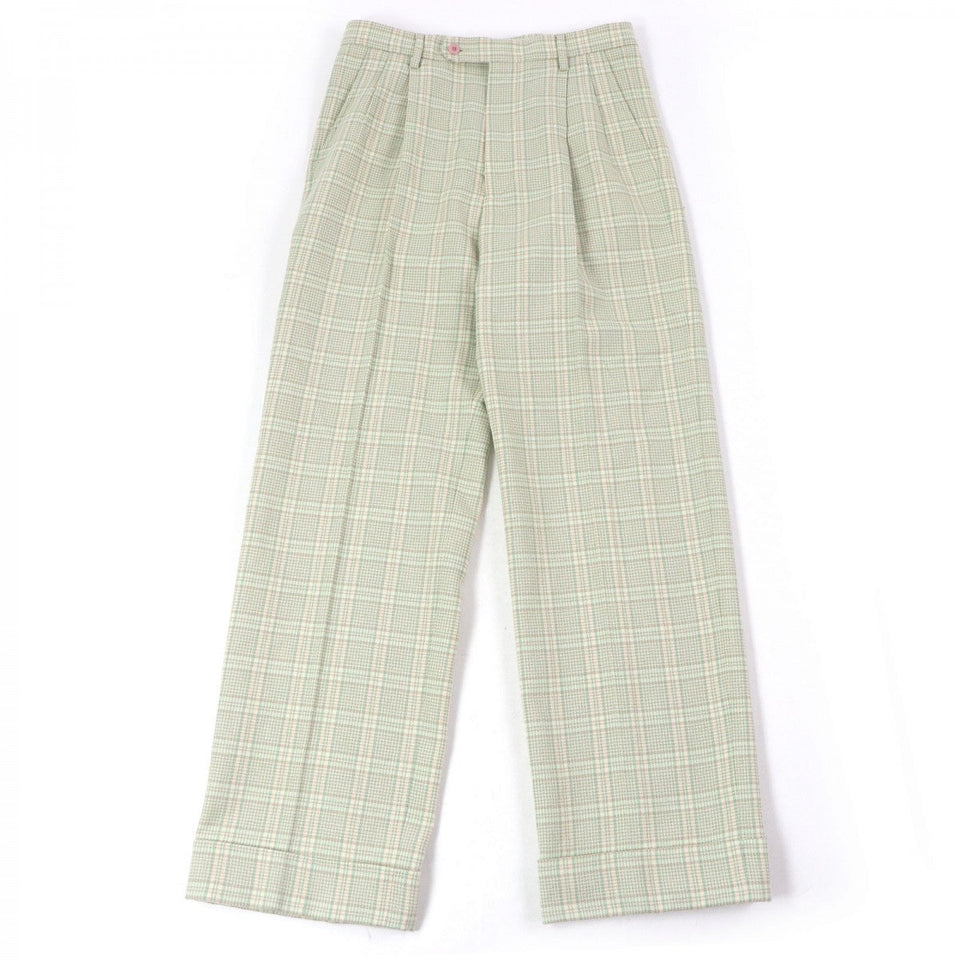 Gucci Pants 653360 Main: 90% wool, Main: 10% nylon Green type mens 46
