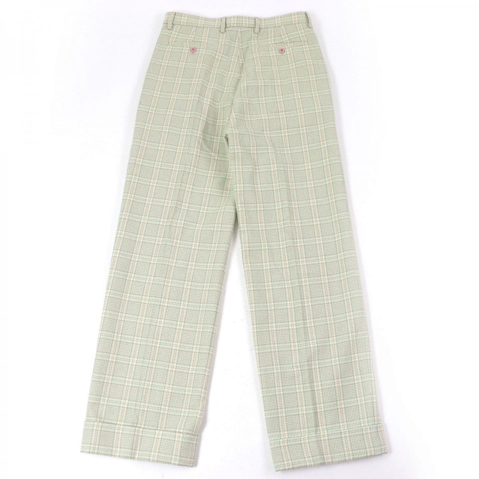 Gucci Pants 653360 Main: 90% wool, Main: 10% nylon Green type mens 46