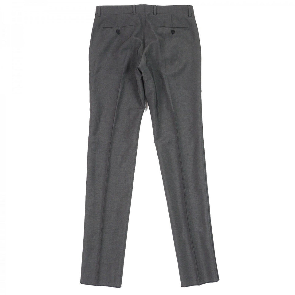 Gucci Pants 581381 Outer: 60% mohair, Outer: 40% wool, Lining: 65% polyester, Lining: 35% cotton dark gray black mens 48
