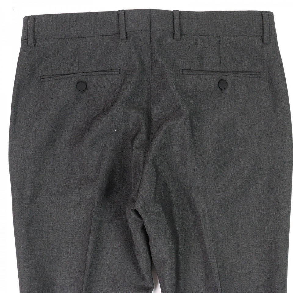 Gucci Pants 581381 Outer: 60% mohair, Outer: 40% wool, Lining: 65% polyester, Lining: 35% cotton dark gray black mens 48