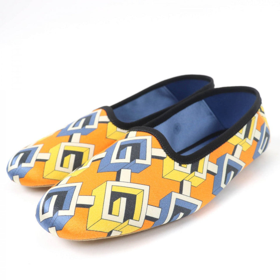 Gucci Leather shoes Mainï¿½FSatin Orange type Women 37