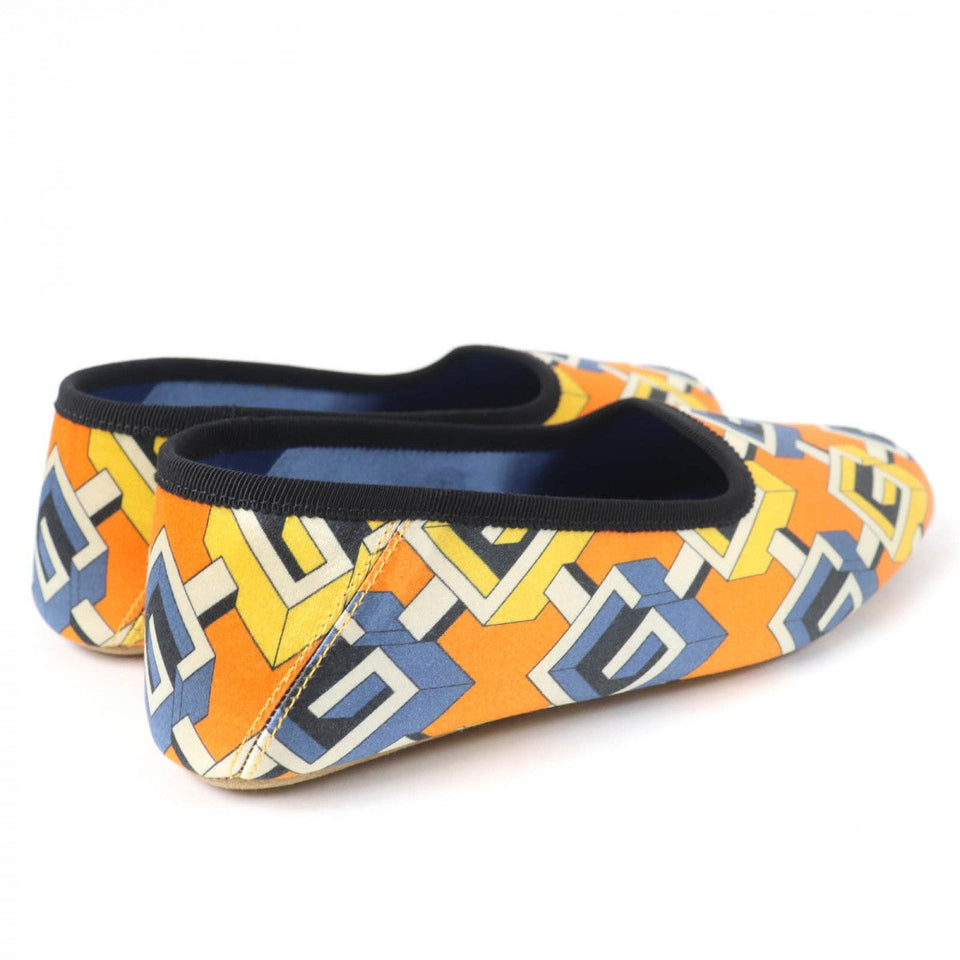 Gucci Leather shoes Mainï¿½FSatin Orange type Women 37