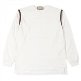 Gucci Long-sleeved T-shirt 768441 Main: 100% cotton, part: 45% wool, part: 45% acrylic, part: 1% polyester, part: 100% polyester white mens M