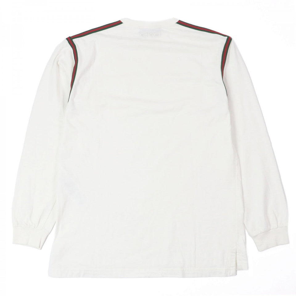 Gucci Long-sleeved T-shirt 768441 Main: 100% cotton, part: 45% wool, part: 45% acrylic, part: 1% polyester, part: 100% polyester white mens M