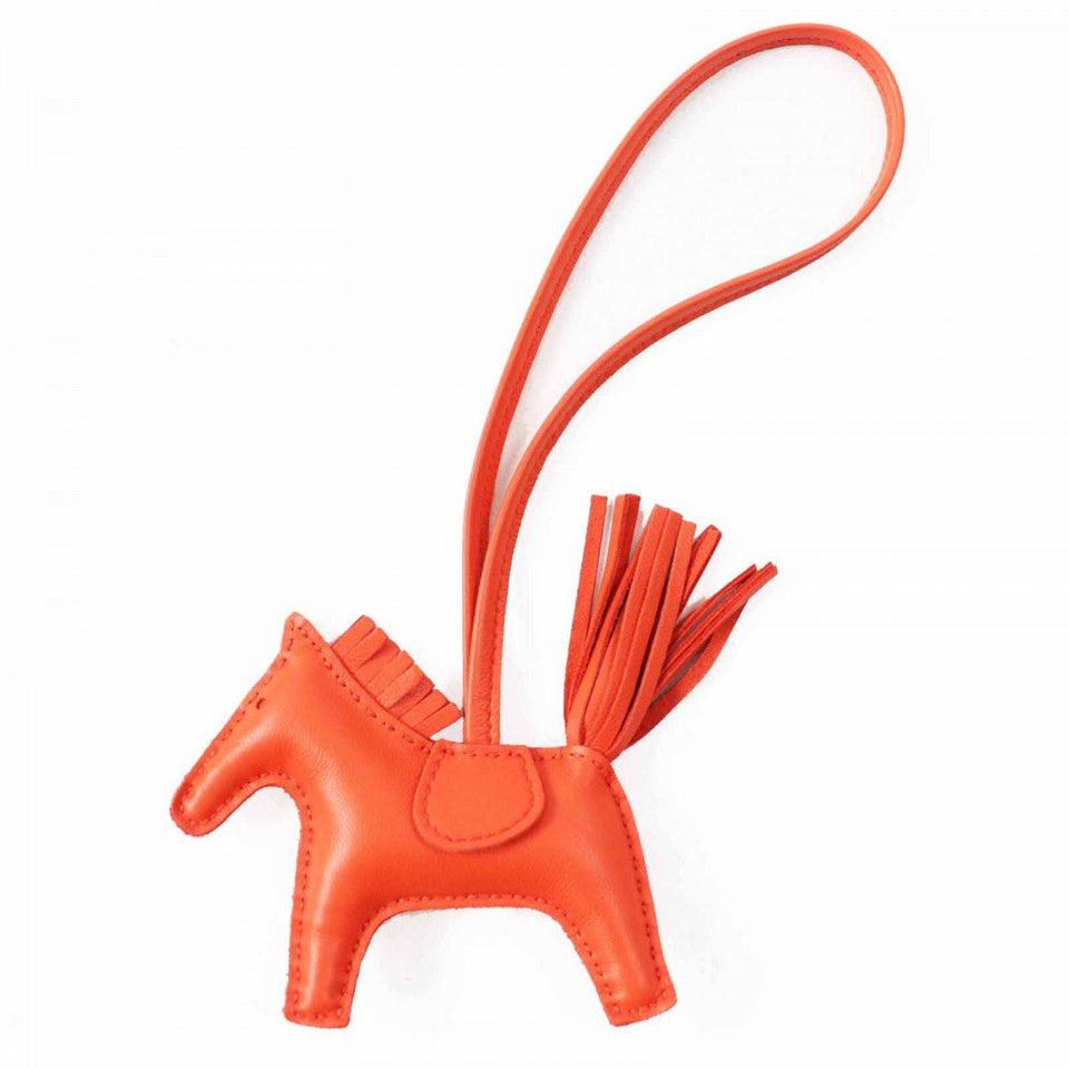 Hermes Bag charm Anyo Miro Orange Rodeo Charm PM Women