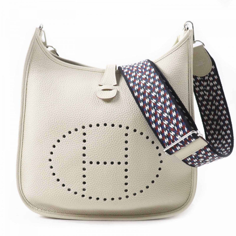 Hermes Shoulder Bag Main FTaurillon Clemence Beton Evelyn 3PM Women