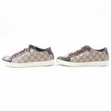 Gucci Low cut sneakers 323793 Main: Leather, Main: GG Supreme Canvas Beige x brown Women 36.5