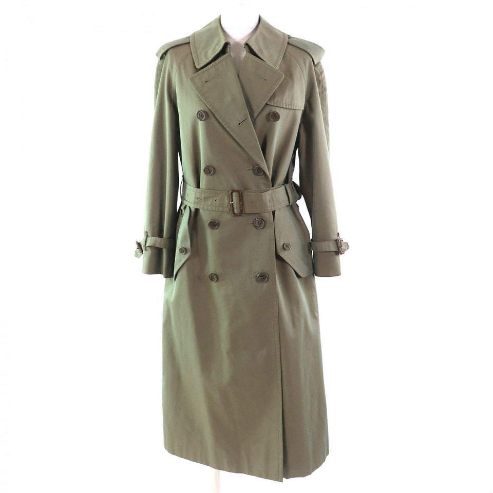 Burberry trench coat cotton iridescent L