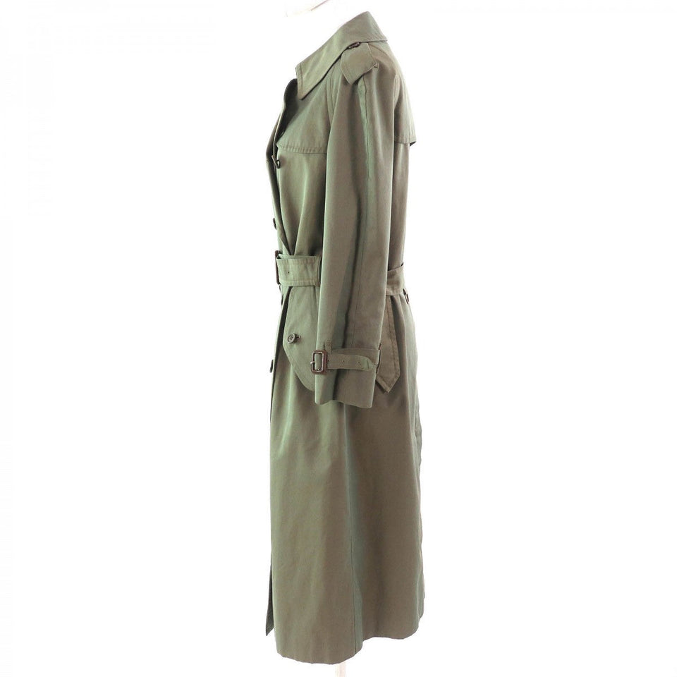 Burberry trench coat cotton iridescent L