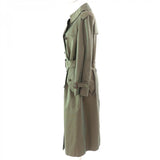 Burberry trench coat cotton iridescent L