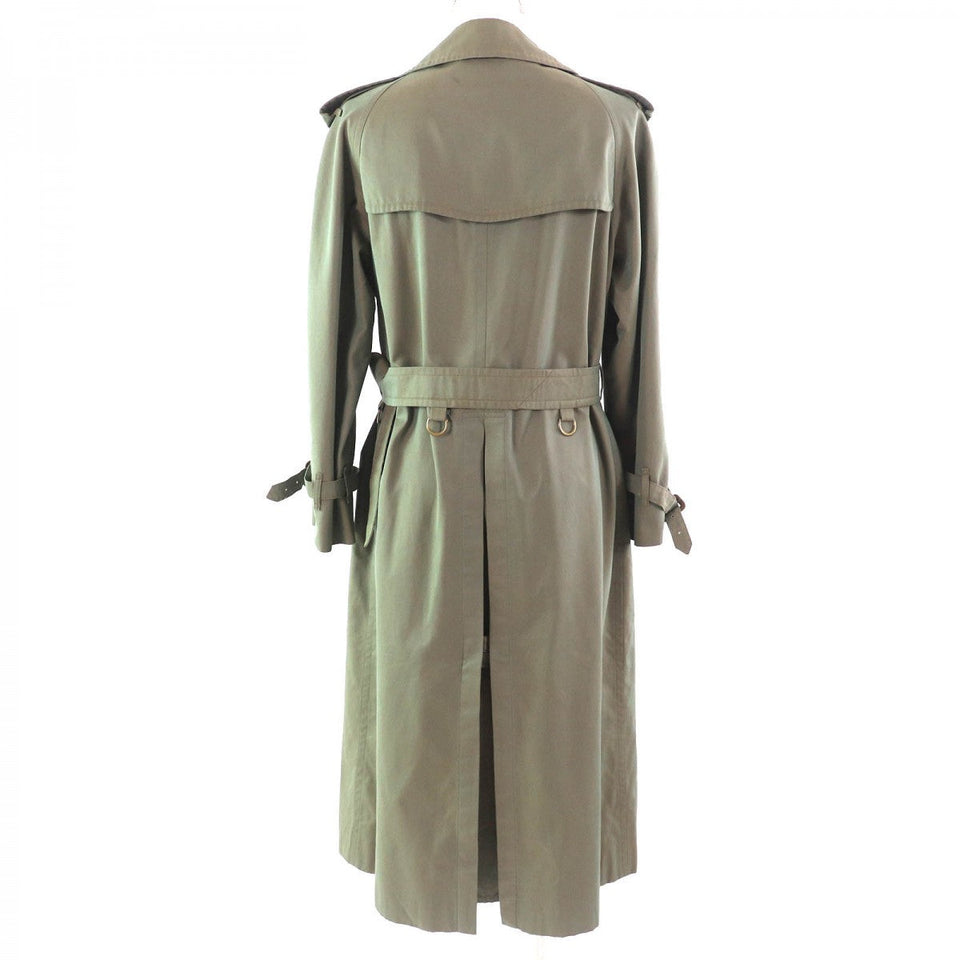 Burberry trench coat cotton iridescent L