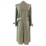 Burberry trench coat cotton iridescent L